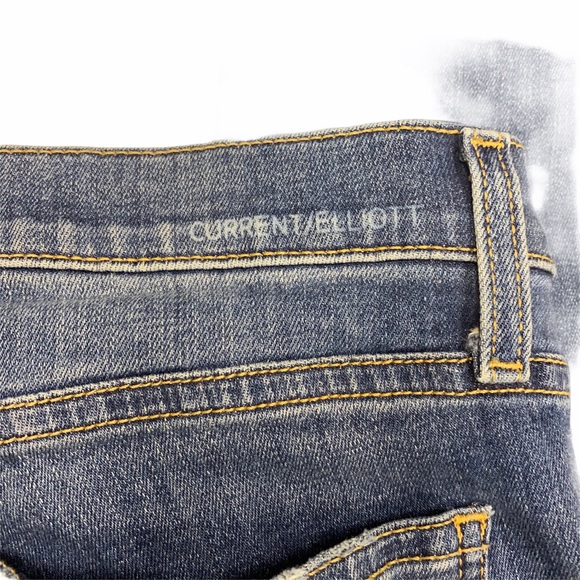 CURRENT/ELLIOTT High Waisted Stiletto Raw Hem Jean - Picture 8 of 11